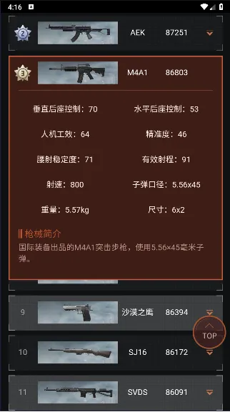 暗区突围枪械热度工具(枪械数据查询) 暗区突围枪械热度工具(枪械数据查询)