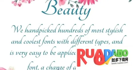 精选字体(字体美化)