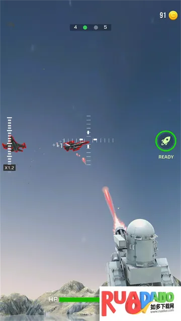 陆基密集阵炮台(射击保卫战)