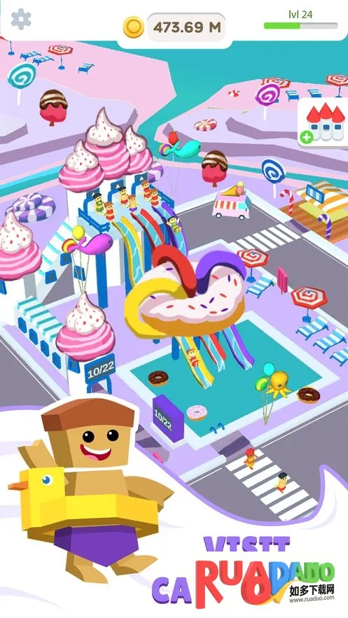 3d趣味水上乐园(水上乐园模拟游戏)