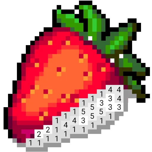 草莓涂涂(像素涂色游戏)