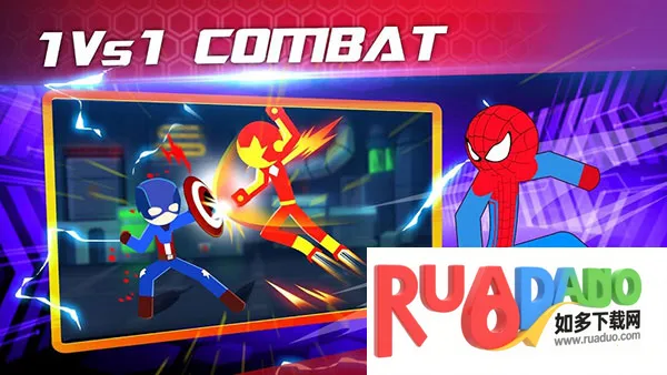 超级火柴人英雄战斗(火柴人战斗游戏)