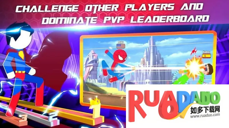 超级火柴人英雄战斗(火柴人战斗游戏)