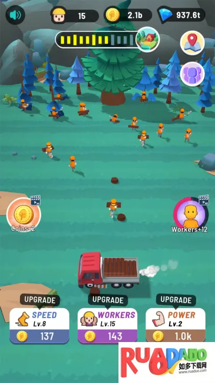 放置伐木(伐木解压小游戏)