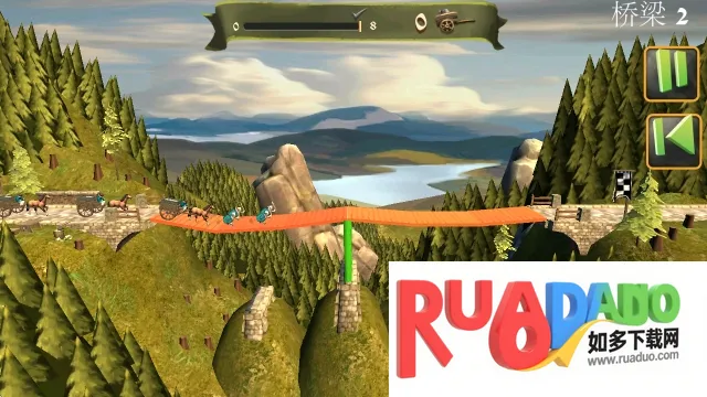 桥梁构造者中世纪(桥梁建造游戏)