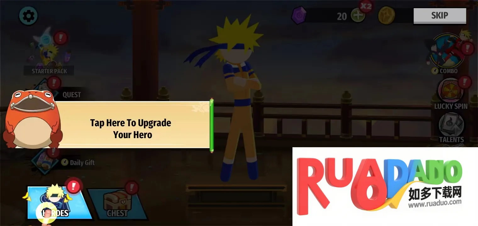 火柴人忍者大战破解版游戏内置菜单