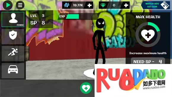 火柴人绳索英雄2无限金币钻石版