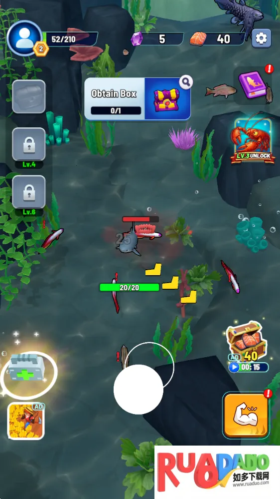 鲨鱼进化吞噬与成长(鲨鱼吞噬成长游戏)