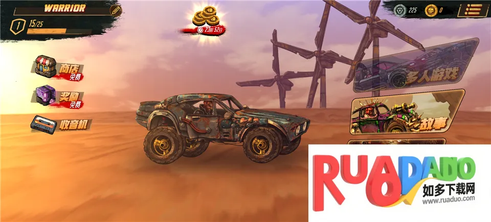 公路勇士1(荒野竞速战斗游戏)