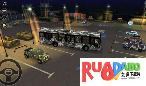 陆军巴士模拟器巴士驾驶(军事巴士驾驶游戏)