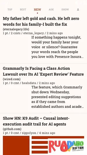 Hacki客户端(技术资讯平台)